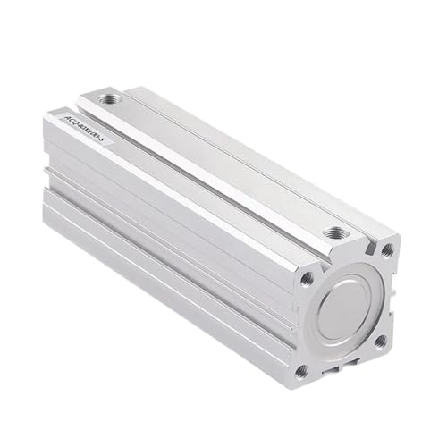 Pneumatischer Zylinder Miniature， ACQ Pneumatischer Kompakt-Luftzylinder ACQ32/40/50/63 * 110/120/130/140, Pneumatikzylinder mit Innengewinde, verlängerter Hub(40MM*130MM) von EYRMQWJPC