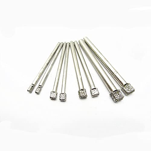 Porzellan Keramik Fliesen Bohrer, 1x Flachkopf Stanznadel Diamant Carving beschichtet Kernbohrer Lochschneider massive Bits Edelsteine Glas Fliese machen sauber präzise schleifen(3,5mm(2,35mm Shank)) von EYRMQWJPC