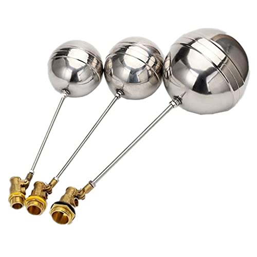 Schwimmer aus metall 1/2" 3/4" 1" Schwimmender Kugelhahn for Kalt- und Warmwassertanks(C 1pcs) von EYRMQWJPC