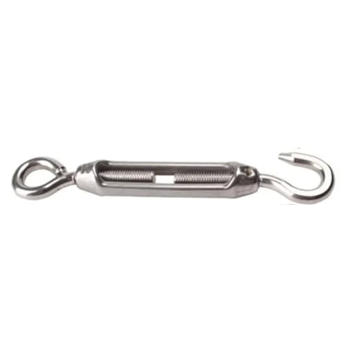 Seilspanner Seilspanner 1 x Drahtspanner aus Edelstahl 304 mit Haken und Öse M6 M8 M10(M10) von EYRMQWJPC