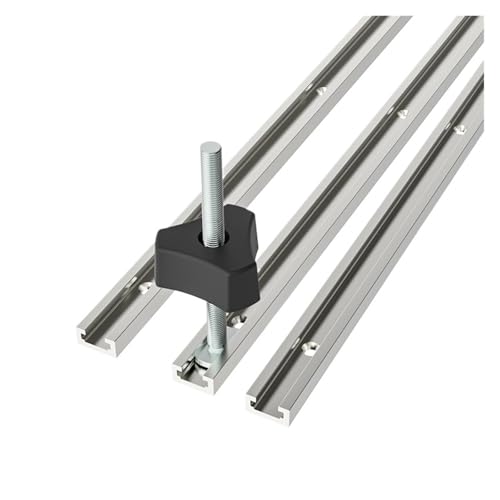 T-Nut Gehrungsschiene, 19-Profil Aluminium T-Schienen-Schiebeklemme Schiebeblock Bohrsäge Router Weiß Mehrere Größen(1 Lots plate A) von EYRMQWJPC