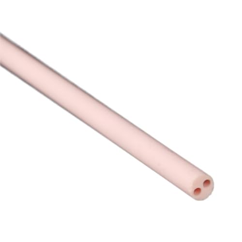 Tonerde-Keramik-Rohr, Isolierrohr aus Aluminiumoxidkeramik, 2er-Pack, mehrfarbig, mehrere Größen(500MM*8MM*2MM) von EYRMQWJPC