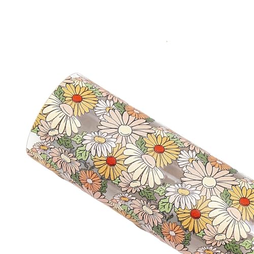 Transport des pvc-vergiss es, oleorette zu benutze DIY Blume gedruckt PVC Jelly Vinyl Stoff Blätter Multicolor mehrere Größen(Color 7,A4 20 x 30cm) von EYRMQWJPC