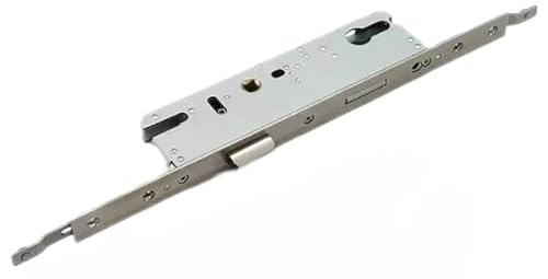 Türschloss mit zentraler Getriebe, Türschloss Mehrpunkt-Einsteckschloss Körper Aluminiumlegierung Kunststoff Stahl 85x(20-30) mm(85 29) von EYRMQWJPC