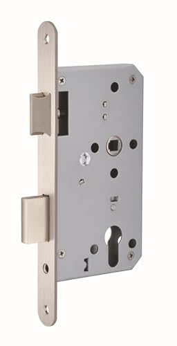 Türschloss mit zentraler Getriebe, Türschlossgetriebe 6072 5572 Edelstahl-Einsteckschlosskörper Mehrere Größen(72 * 60 * 20) von EYRMQWJPC