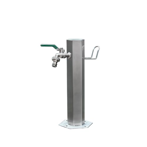 Vertikaler Wasserhahn, Stainless Steel Freestanding Outdoor Faucet For Garden Irrigation And Washing Multiple Sizes(50x20.5cm/19.7x8.1in) von EYRMQWJPC