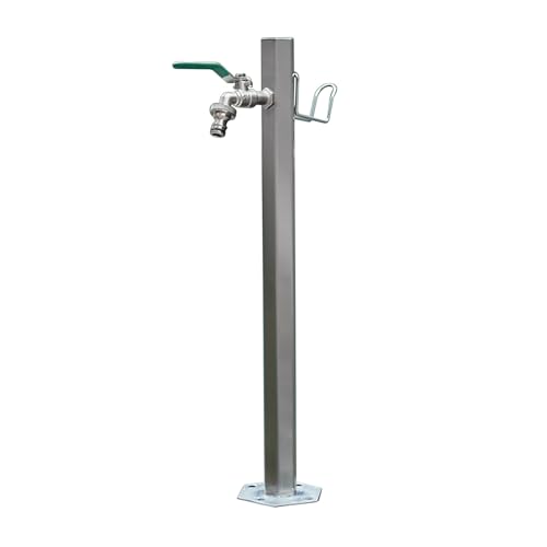 Vertikaler Wasserhahn, Stainless Steel Freestanding Outdoor Faucet With Decorative Fountain Multiple Sizes(86x17cm/33.9x6.7in) von EYRMQWJPC