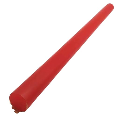 elastischer Polyurethan-Stab, 1pc Polyurethan Rundstab 75A Härte 20-100mm Durchmesser 50cm Länge Multicolor(Red,80x500mm) von EYRMQWJPC