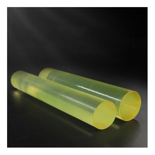 elastischer Polyurethan-Stab, 1pc Polyurethan Rundstab 75A Härte 20-100mm Durchmesser 50cm Länge Multicolor(Transparent,20x500mm) von EYRMQWJPC