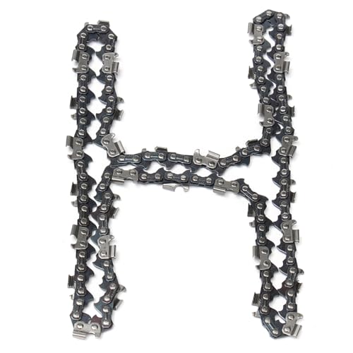 elektrische Kettenkette, Halbmeißel-Kettensägekette for elektrische Kettensäge, 3/8 LP-Teilung, mehrere Größen, 10–20 Zoll, Ersatz(10inch 40drive Link) von EYRMQWJPC