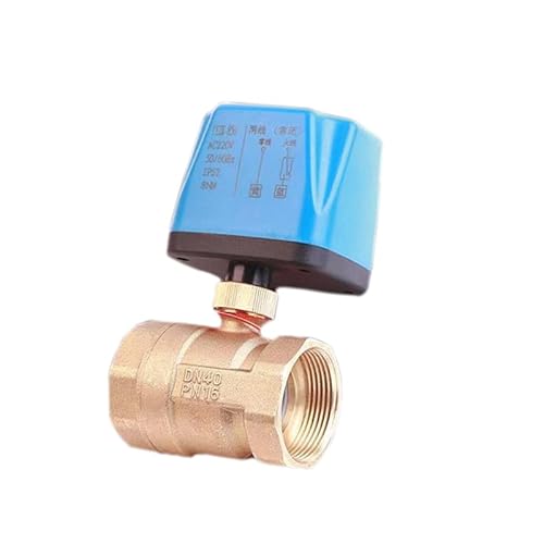 motorisierter Kugelhahn, Motorisiertes Kugelventil Messing DN15-DN50 12V 24V 220V 2-Draht Normalerweise geschlossenes/offenes Magnetventil(12vdc-normally Closed,DN20) von EYRMQWJPC