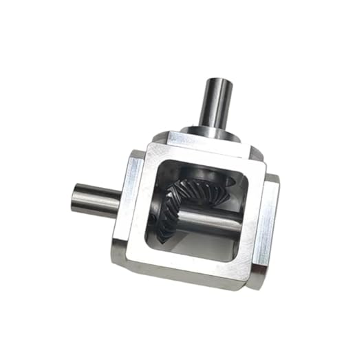 rechtwinkliges Kegelradgetriebe, 1:1 T-Typ Kommutator 10mm Welle Rechtwinklig Kegelradgetriebe Silber Mehrere Größen(ModelA) von EYRMQWJPC