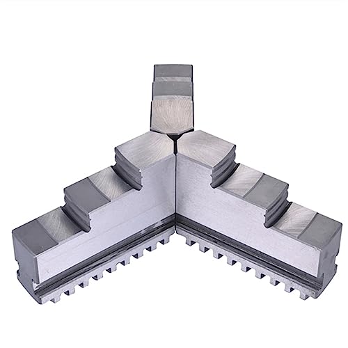 selbst festgelegte Drehmaschine, 3er-Pack selbstzentrierende 3-Backen-Futterbacken for Drehfutter der Serie K11, mehrere Größen(K11-200 R) von EYRMQWJPC