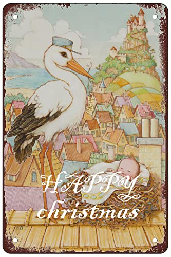 Retro-Weihnachts-Blechschilder, Vintage-Metalldekor, Plakette "Special Delivery Night Before Christmas", Metall-Blechschild für Männer und Frauen, Wanddekoration für Bars, Restaurants, Cafés, Pubs Retro-Weihnachts-Blechschilder, Vintage-Metalldekor, Plakette "Special Delivery Night Before Christmas", Metall-Blechschild für Männer und Frauen, Wanddekoration für Bars, Restaurants, Cafés, Pubs von EYSL