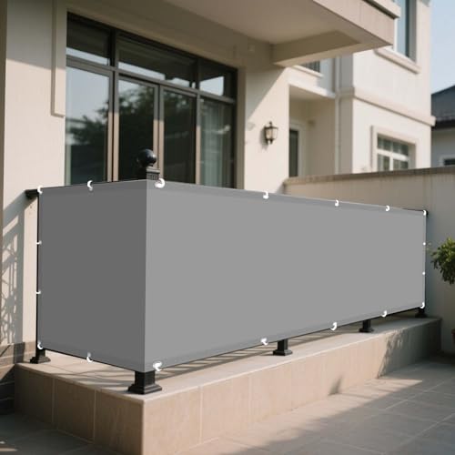 Sonnensegel Wasserdicht Nach Maß 70 x 400 cm Rechteckig Wasserdicht 98% UV Schutz Sonnentuch Schattensegel inkl Befestigungsseile für Balkon Camping Terrasse Pergola, Hellgrau Sonnensegel Wasserdicht Nach Maß 70 x 400 cm Rechteckig Wasserdicht 98% UV Schutz Sonnentuch Schattensegel inkl Befestigungsseile für Balkon Camping Terrasse Pergola, Hellgrau von EYUQIAO