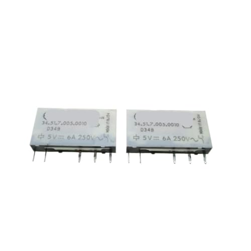 HEIßE NEUE 5V relais 34.51.7.005.0010 5V 5VDC DC5V 6A 250V 5PIN(2PCS) von EYXTBPRGG