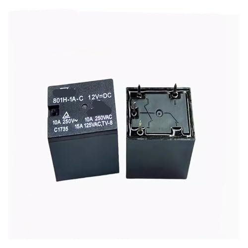 NEUE relais 801H-1A-C 801H1AC12V DCV12 12DCV 10A 4PIN(10PCS) von EYXTBPRGG
