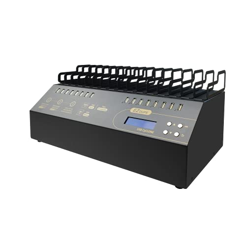 EZ DUPE 1:15 USB-Duplizierer für Sticks & Externe Festplatten – HDD/SSD Kopierer & Löscher (USB Cyclone) von EZ DUPE
