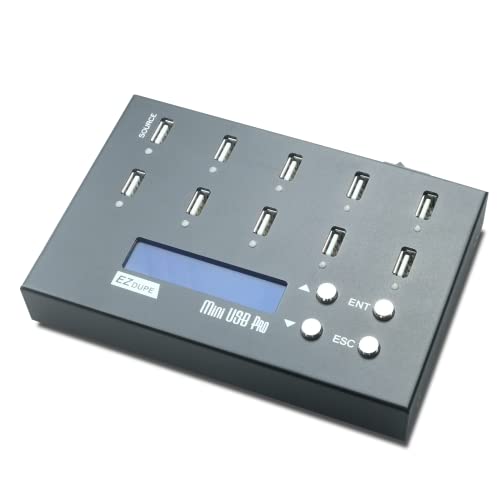 EZ DUPE 1:9 USB-Duplizierer - Selbstständiger Flash-Medienlaufwerk-Kopierer (Mini USB Pro) von EZ DUPE