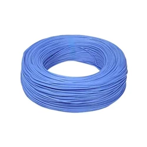 EZAGBPJK 1/5M UL3239 Hochspannungs-Silikondraht 3KV Hitzebeständiges verzinntes elektronisches Kupferkabel perfection(Blue,5 meters-20AWG) von EZAGBPJK