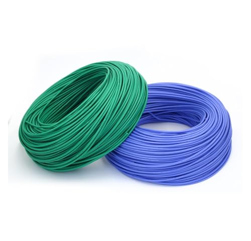 EZAGBPJK 10 Meter langes Silikonkabel perfection(Blue Green,18 AWG) von EZAGBPJK