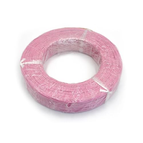 EZAGBPJK 50 m UL1007-Draht, PVC-Elektronikkabel perfection(Pink,50m-18 AWG) von EZAGBPJK