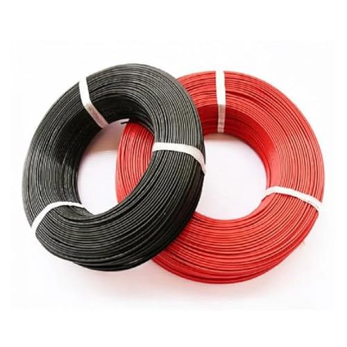 EZAGBPJK Flexibler Draht UL3239 Silikon Hochspannung 30KV 40KV 50KV Temperaturbeständigkeit 150° perfection(Noir,30KV-14AWG) von EZAGBPJK