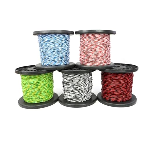 EZAGBPJK Hitzebeständiges Kabel AFS200 Twisted Line Hochtemperatur-FEP verzinnter Kupfer-Elektrodraht perfection(Red Black-10m,24AWG (0.2mm2)) von EZAGBPJK