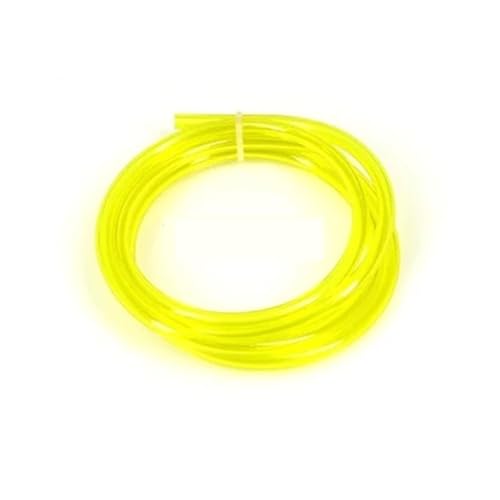 EZAGBPJK Kraftstoff Benzin Schlauch IDxOD String Rohr for Trimmer Kettensäge Gebläse Werkzeug Öl Kraftstoff Rohr perfection(Yellow-5meters,ID 3mm x OD 6mm) von EZAGBPJK