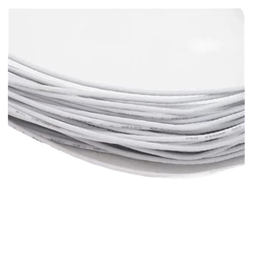 EZAGBPJK UL1007 Single-Core-Kupferdraht PVC-Isolierung Solide verzinnte Beschichtung LED-Linie DIY-Ausrüstung Elektrokabel perfection(White,50 meters-16AWG) von EZAGBPJK