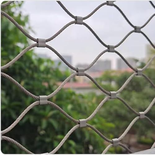 EZAYMSNY Edelstahl Gitter Wühlmausgitter Hasendraht Drahtgitter Volierendraht Gitter Hasendraht 100cm Hoch 5m Feinmaschig Drahtgeflech für Balkon Gartenzaun Weidezaun Schutz Vielseitige (1x5m) von EZAYMSNY