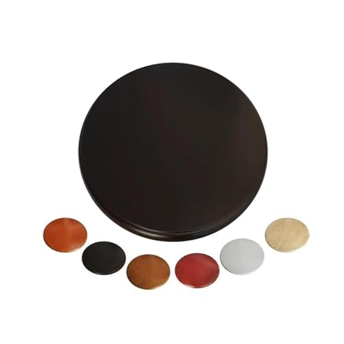 EZAYMSNY Lazy Susan Drehteller Holz 60 cm Drehplatte 360° Drehbare Servierplatte Leisen Drehmechanismus Rund für Festessen Familienabende Stilvolle Tischdekoration Organizer Einfache Handhabung von EZAYMSNY