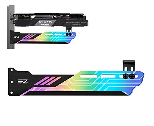 EZDIY-FAB 5V 3 Pin RGB Grafikkarten Halter, RGB LED Videokarte Sehnenhalter Halterung, GPU Halterung,Motherboard Sync-309-1 EZDIY-FAB 5V 3 Pin RGB Grafikkarten Halter, RGB LED Videokarte Sehnenhalter Halterung, GPU Halterung,Motherboard Sync-309-1 von EZDIY-FAB