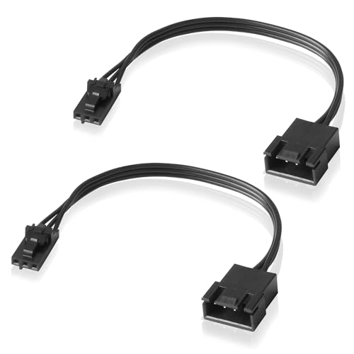 EZDIY-FAB Adapterkabel Kompatibel mit Corsair Lighting Node PRO und Commander PRO,Intelligente RGB-Beleuchtung,Kompatibel mit NZXT ARGB AER2 F-Series Lüfter (2x10cm) von EZDIY-FAB