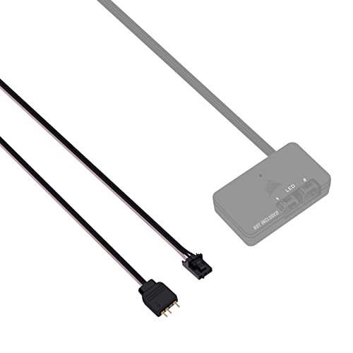 EZDIY-FAB Adapterkabel für Corsair Lighting Node Pro und Corsair ICUE Commander Pro, Smart RGB Lighting, Anschluss an jedes 3-polige ARGB-Gerät mit 5 V (2 x 20 cm) von EZDIY-FAB