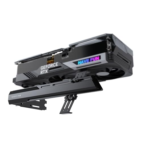 EZDIY-FAB GPU-Halterung Grafikkarte GPU-Unterstützung Videokartenhalterung Halterung,Schanzbare Struktur,Videokarte Sag Holder/Halterung für Holster RX7990XTX,RTX4090,Schwarz-341-2 EZDIY-FAB GPU-Halterung Grafikkarte GPU-Unterstützung Videokartenhalterung Halterung,Schanzbare Struktur,Videokarte Sag Holder/Halterung für Holster RX7990XTX,RTX4090,Schwarz-341-2 von EZDIY-FAB
