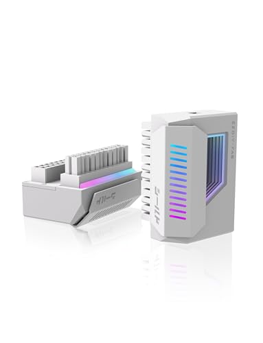 EZDIY-FAB Shield 24-Pin Winkel Adapter mit Infinity Mirror ARGB Licht,ATX 24 Pin Stromanschluss,5V 3pin ARGB Sync-180 Grad-Weiß-1 Pack EZDIY-FAB Shield 24-Pin Winkel Adapter mit Infinity Mirror ARGB Licht,ATX 24 Pin Stromanschluss,5V 3pin ARGB Sync-180 Grad-Weiß-1 Pack von EZDIY-FAB