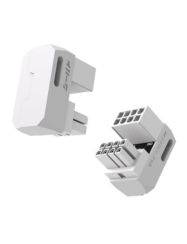 EZDIY-FAB Shield Series 8-Pin PCIe GPU Power Adapter,180-Grad U-Turn Abgewinkelter Anschluss,Aluminium Design für Grafikkarten-Standard Typ,Weiß-2 Pack EZDIY-FAB Shield Series 8-Pin PCIe GPU Power Adapter,180-Grad U-Turn Abgewinkelter Anschluss,Aluminium Design für Grafikkarten-Standard Typ,Weiß-2 Pack von EZDIY-FAB