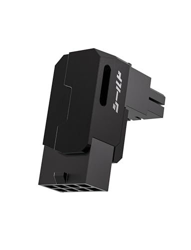 EZDIY-FAB Shield Serie 8-Pin PCIe GPU Power Adapter,90-Grad-Winkelstecker,Aluminium Design für Grafikkarten-Standard Typ,Schwarz-1 Pack EZDIY-FAB Shield Serie 8-Pin PCIe GPU Power Adapter,90-Grad-Winkelstecker,Aluminium Design für Grafikkarten-Standard Typ,Schwarz-1 Pack von EZDIY-FAB