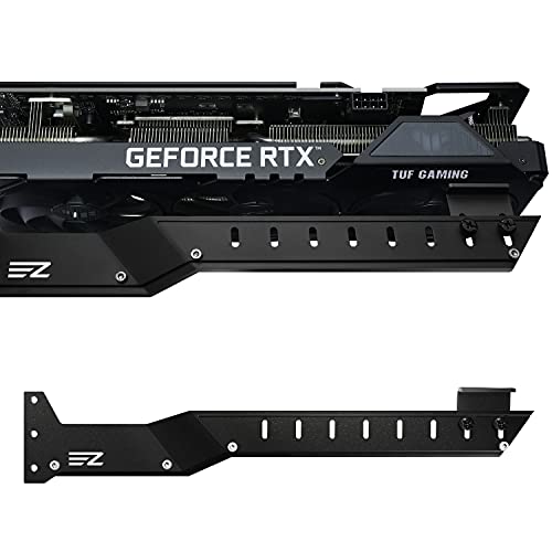 EZDIY-FAB GPU Halter Brace Grafikkarte GPU Unterstützung Grafikkartenhalter Halterung, Grafikkartenhalter/Holster Halterung Unterstützung RX6700, RTX3090-309EZ-Schwarz von EZDIY-FAB