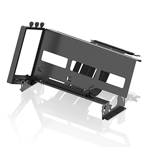 EZDIY-FAB Montagehalterung PCIe 4.0 GPU Unterstützung für Grafikkarte Multi-Winkel, VGA-Unterstützungsset für Grafikkarte mit Riser-Kabel PCIe 4.0 X16 Gen4 17 cm/6,69 Zoll Schwarz EZDIY-FAB Montagehalterung PCIe 4.0 GPU Unterstützung für Grafikkarte Multi-Winkel, VGA-Unterstützungsset für Grafikkarte mit Riser-Kabel PCIe 4.0 X16 Gen4 17 cm/6,69 Zoll Schwarz von EZDIY-FAB