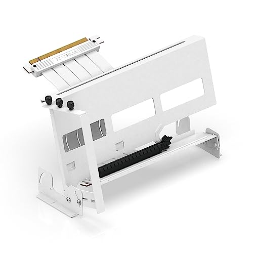 EZDIY-FAB PCIe 4.0 GPU Halterung,Multi-Winkel-Einstellung mit Weißem Riser Kabel,Kompatibel zu RTX4090,4080,4070ti -Weiß EZDIY-FAB PCIe 4.0 GPU Halterung,Multi-Winkel-Einstellung mit Weißem Riser Kabel,Kompatibel zu RTX4090,4080,4070ti -Weiß von EZDIY-FAB