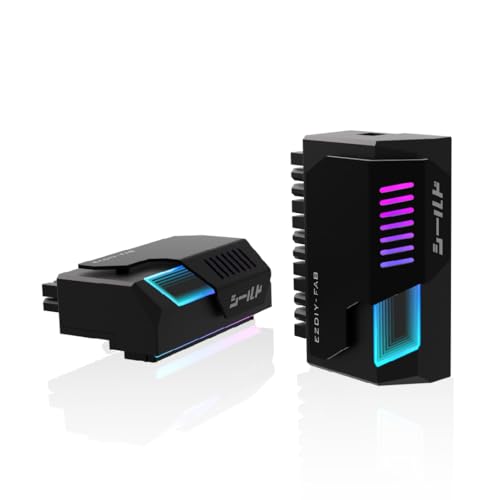 EZDIY-FAB Shield 24-Pin 90-Grad Adapter mit Infinity Mirror ARGB-Beleuchtung, ATX 24-Pin Stromanschluss, 5V 3-Pin ARGB Sync-90 Grad-Schwarz-1 Stück EZDIY-FAB Shield 24-Pin 90-Grad Adapter mit Infinity Mirror ARGB-Beleuchtung, ATX 24-Pin Stromanschluss, 5V 3-Pin ARGB Sync-90 Grad-Schwarz-1 Stück von EZDIY-FAB