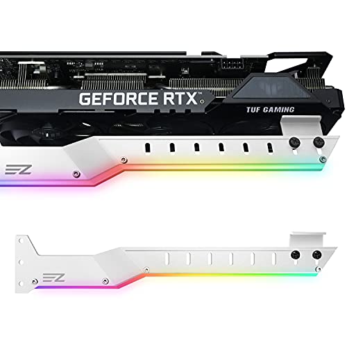 EZDIYFAB GPUHalterung für Grafikkarten GPUUnterstützung Videokartenhalter Halterung mit 5 V 3poligem ARGBLED Grafikkartenhalter Holder Holderhalterung unterstützt RX6700 RTX3090 309EZWeiß EZDIYFAB GPUHalterung für Grafikkarten GPUUnterstützung Videokartenhalter Halterung mit 5 V 3poligem ARGBLED Grafikkartenhalter Holder Holderhalterung unterstützt RX6700 RTX3090 309EZWeiß von EZDIY-FAB