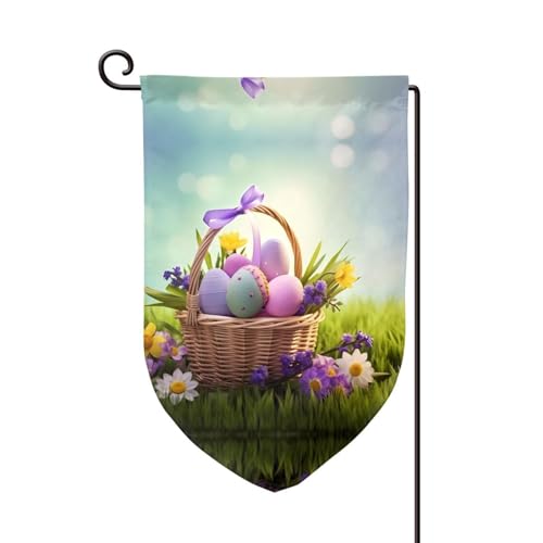 Doppelseitige Premium-Gartenflagge, Gartenflaggen für Heimdekoration, wetterbeständig und doppelt genäht, 45,7 x 32,5 cm Doppelseitige Premium-Gartenflagge, Gartenflaggen für Heimdekoration, wetterbeständig und doppelt genäht, 45,7 x 32,5 cm von EZDLOWVBA
