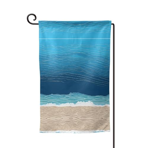 Doppelseitige Premium-Gartenflagge, Gartenflaggen für Heimdekoration, wetterbeständig und doppelt genäht, 45,7 x 32,8 cm Doppelseitige Premium-Gartenflagge, Gartenflaggen für Heimdekoration, wetterbeständig und doppelt genäht, 45,7 x 32,8 cm von EZDLOWVBA