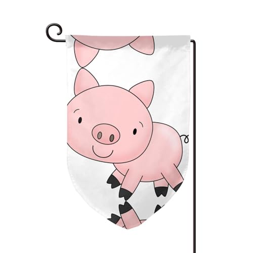 Doppelseitige Premium-Gartenflagge, Gartenflaggen für Heimdekoration, wetterbeständig und doppelt genäht, 45,7 x 32,8 cm von EZDLOWVBA