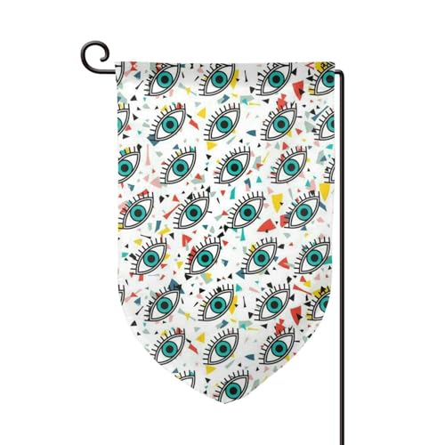 Doppelseitige Premium-Gartenflagge, Gartenflaggen für Heimdekoration, wetterbeständig und doppelt genäht, 45,7 x 32,8 cm von EZDLOWVBA