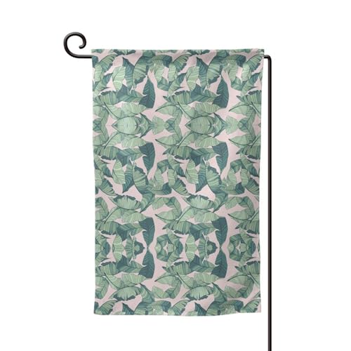 Doppelseitige Premium-Gartenflagge mit Palmenblättern, Gartenflaggen für Heimdekoration, wetterbeständig und doppelt genäht, 45,7 x 32,8 cm Doppelseitige Premium-Gartenflagge mit Palmenblättern, Gartenflaggen für Heimdekoration, wetterbeständig und doppelt genäht, 45,7 x 32,8 cm von EZDLOWVBA