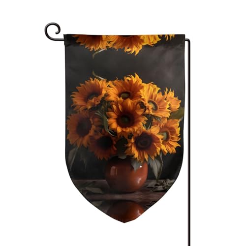 Doppelseitige Premium-Gartenflagge mit Sonnenblumen-Muster, Gartenflaggen für Heimdekoration, wetterbeständig und doppelt genäht, 45,7 x 32,8 cm Doppelseitige Premium-Gartenflagge mit Sonnenblumen-Muster, Gartenflaggen für Heimdekoration, wetterbeständig und doppelt genäht, 45,7 x 32,8 cm von EZDLOWVBA